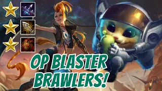 ONE OF THE BEST COMPS THIS PATCH! BLASTER BRAWLERS WITH ⭐⭐⭐ JINX! | Teamfight Tactics Galaxies