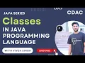 Classes in Java Language Most important to understand CodeTech Java series vivek singh