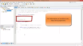 Java Tutorials 1 - 17 Creating a Simple App Creating and Running a NetBeans Project