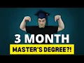 3 Month Masters Degree Fastest Hackable Master s Programs