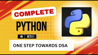 Sets in Python Learn Completely Interview Question