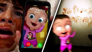 CALLING JOHNY JOHNY YES PAPA ON FACETIME HE ATTACKED ME 