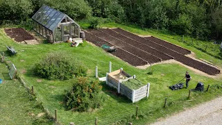 Restoring the Garden & Creating Terraced Beds with 20 Tons of Compost