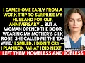 Download Lagu I Came Home Early  to Surprise My Husband for Our Anniversary — But a Woman Opened the Door Wearing