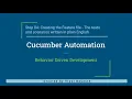 Step 4 Cucumber Selenium Java - Implementing the feature file