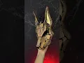 Egyptian Anubis mask with gold leaf Do you like it