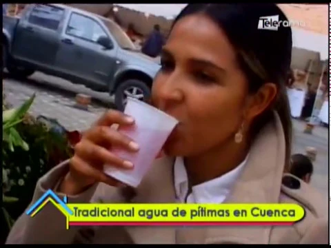 Tradicional agua de pítimas en Cuenca