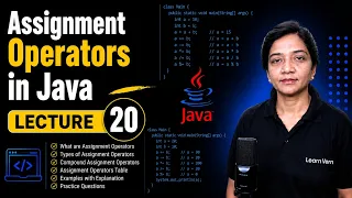 Assignment Operators in Java Java Tutorial for Beginners Lecture 20