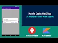 Material Design AlertDialog in Android Studio With Kotlin