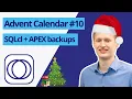 Backup your APEX workspace with SQLcl UC Advent Calendar 10