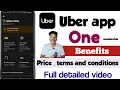Uber one uber one benefits uber one credit cashback uber one kya hai uber app one membership