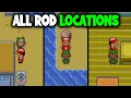 WHERE TO FIND THE OLD ROD GOOD ROD AND SUPER ROD ON POKEMON EMERALD