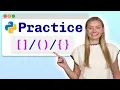 Practice Problems Python Lists vs Tuples vs Sets - Visually Explained