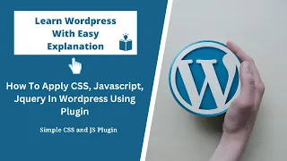 Add JavaScript CSS to WordPress Simple Plugin Tutorial Simple Custom CSS and JS plugin