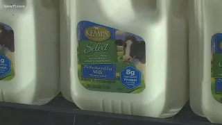 Kemps and customers donate shelf-stable milk to families