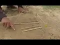 Forest Technology Python Trap Using Big Wood Make By Forest Man