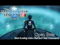 Phantasy Star Online 2 How to setup auto chat and chat commands
