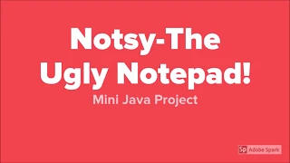 Mini Java Project - Notepad Replica Code Explained in Hindi