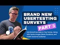 UserTesting Tutorial - Surveys Part 3 Branching Logic Images Matrix Questions Screener Guidance