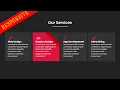 RESPONSIVE Make A Animated Service Section Using HTML And CSS Rizowan Ahmed Safi