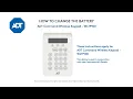 Battery Replacement Command Keypad WLTP100