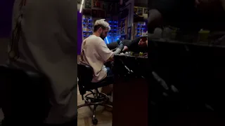 Dragon Tattoo forearm ON FIRE