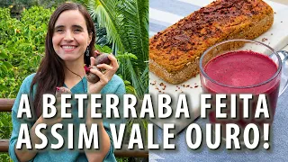 3 receitas PODEROSAS com beterraba que comecei a fazer no ano! Muitos benefícios pra saúde!