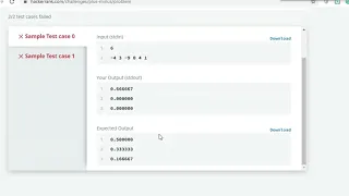 Hacker Rank Problem Solving Part 6 Plus Minus