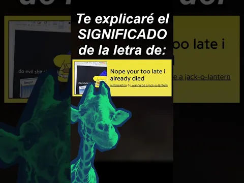 El significado de Nope your too late I already died #wifiskeleton #significado #memes #letra #musica