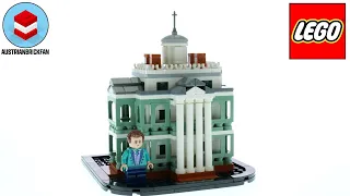 LEGO 40521 Mini Disney The Haunted Mansion Speed Build