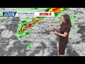 Alert Day Rounds of Rain and Storms Some Severe