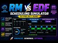 Real-Time Scheduling Simulator RM vs EDF OS Project Demo
