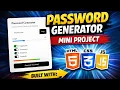 Password Generator Project HTML CSS JavaScript Can You Fix the Bug