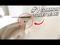 How To Fix The Hidden Toilet LEAK DIY