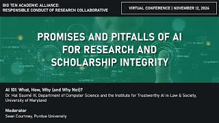 AI 101: What, How, Why (and Why Not)?