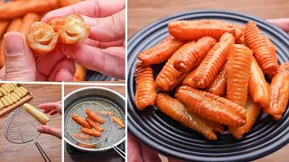 حلويات رمضان السريعه ب ٣ مكونات بس بدون فرن بيض خميره بيكنج بودر و مقرمشه والطعم خياااااالي 