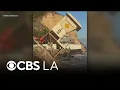 King tides erodes land under Newport Beach life guard tower