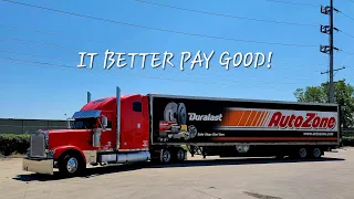 Power Only AutoZone Multi Stop Load I Unload The Freight Classic Xl Gets Into Some Tight Places