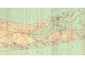 Long Island New York Historical Road Map 1911