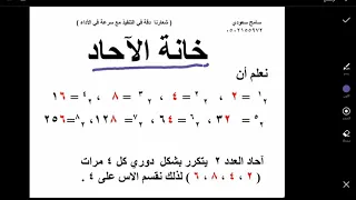 اختبار القدرات العامة كمي خانة الاحاد   أ  سامح سعودي  دندنها