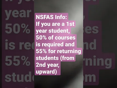 Download MP3 You need to know this about NSFAS