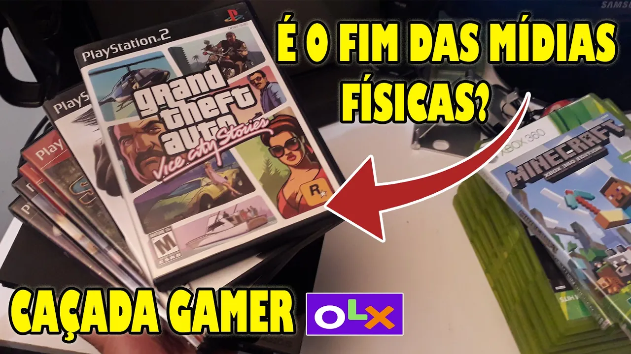 ???? SERÁ O FIM DAS MÍDIAS FÍSICAS? | CAÇADA GAMER OLX