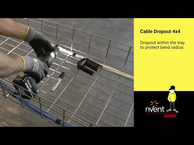 nVent CADDY WBT Performance Cable Tray Cable Dropouts and PowerShear