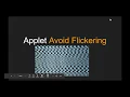 Avoid Flickering - Double Buffering