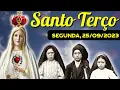 Download Lagu Santo Terço Segunda Feira (25/09/2023) | Mistérios Gozosos | Terço de Fátima
