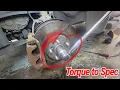 HONDA PILOT Axle Nut Torque Spec Procedure