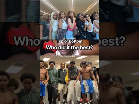 WHO DID IT THE BEST #cheer #football #students #school #dance #challenge