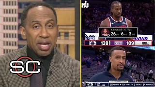 ESPN reacts to Kawhi Leonard & John Collins combine for 51 Pts lead Clippers crushing Kings 138–109