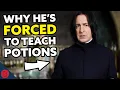 Why Snape Was Forced To Teach Potions Harry Potter Theory