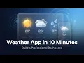 Weather App Website in 10 Minutes HTML CSS JavaScript Project